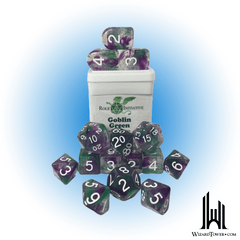 SET OF 15 DICE: DIFFUSION GOBLIN GREEN - ARCH D4